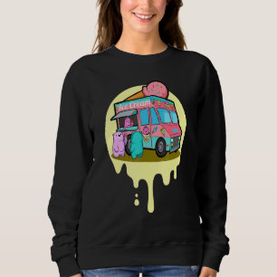 Ice Cream Truck Bears Rainbow Colour Dessert Sweet Sweatshirt