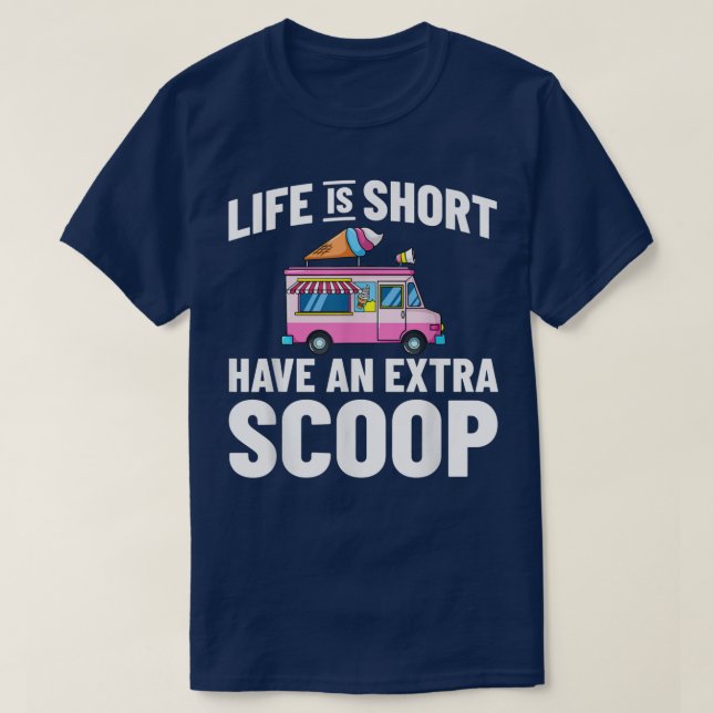 Ice Cream Truck Driver Ice Cream Van Man 1017 T-Shirt (Design Front)