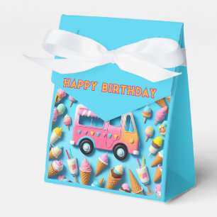 " ICE-CREAM TRUCK " FAVOUR BOX