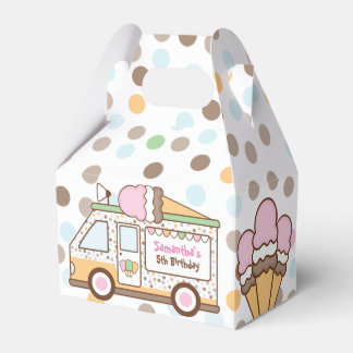 Ice Cream Truck Favour Boxes