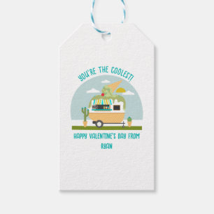 Ice Cream Truck Green Classroom Valentine  Gift Tags