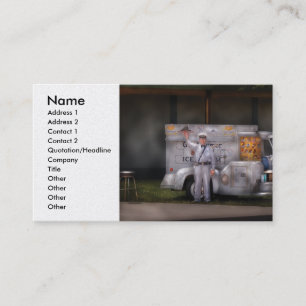 Ice Cream Truck - We sell Ice Cream Business Card