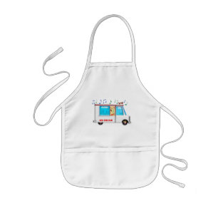Ice Cream Truck with Music Kids Apron