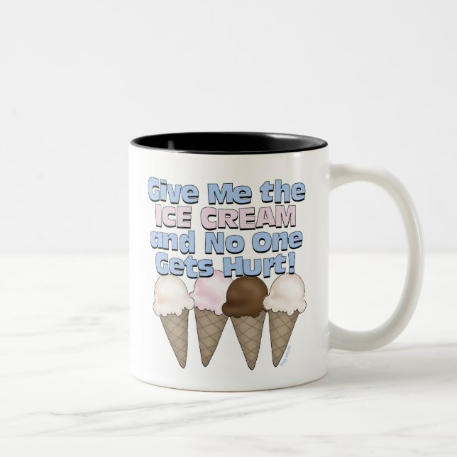 Ice Cream Two-Tone Coffee Mug (Right)