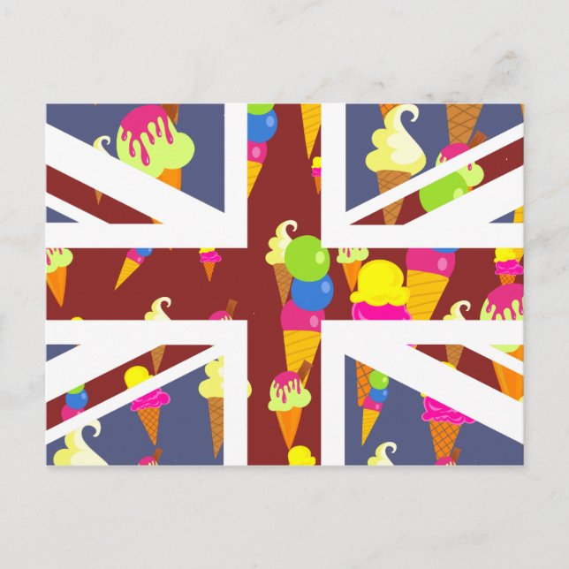 Ice Cream UK Postcard (Front)
