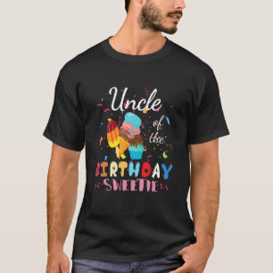 Ice Cream Uncle Of The Birthday Party T-Shirt