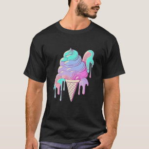 Ice Cream Vaporwave 90s Aesthetic T-Shirt