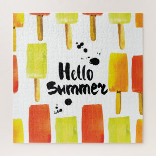 Ice Cream: Vintage Watercolor Jigsaw Puzzle