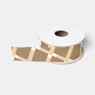 Ice cream waffle cone brown grosgrain ribbon