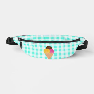 ice-cream waffle cone bum bags