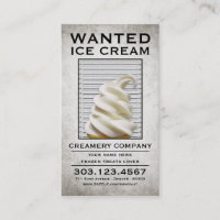 ice cream wanted poster