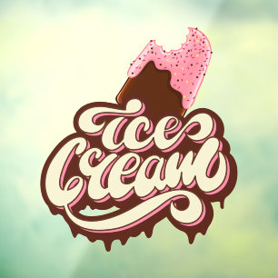 Ice Cream Window Cling