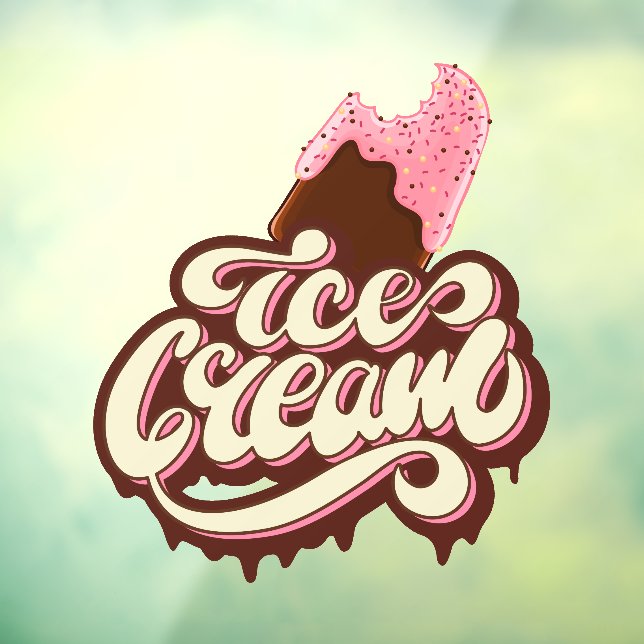 Ice Cream Window Cling (Sheet 3)