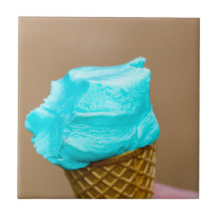 Ice cream with waffle macro tile