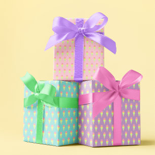 Ice Cream Wrapping Paper Sheet