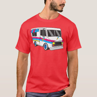 Ice Creamruck Summer Car Cute Vehicleee retro T-Shirt