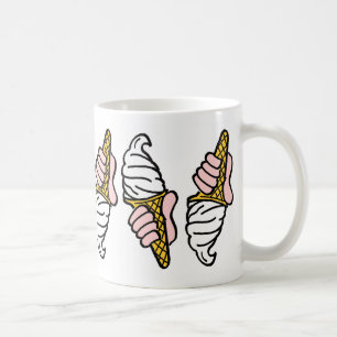 Ice Creams Design with Ice Cream Cones Coffee Mug