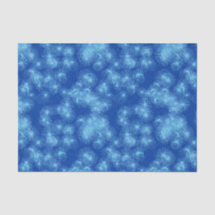 Ice crystal starbursts - cobalt blue tissue paper