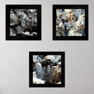 Ice Crystals 12x12 Poster Print Set