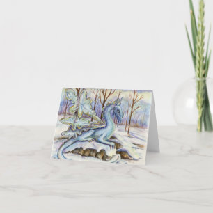 Ice Crystals Holiday Card