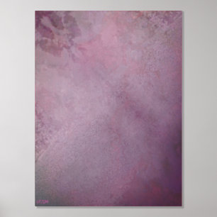 Ice Crystals IV Silver Foil Print