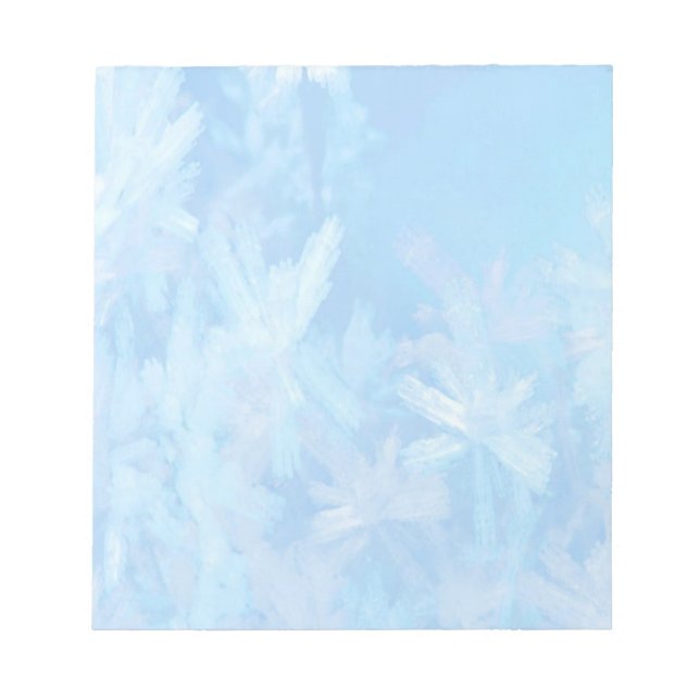 Ice Crystals Notepad (Front)