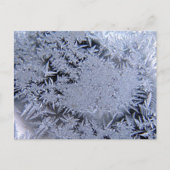 Ice crystals postcard (Front)
