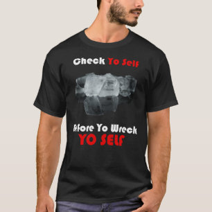 Ice Cube Check Yo Self Premium  T-Shirt
