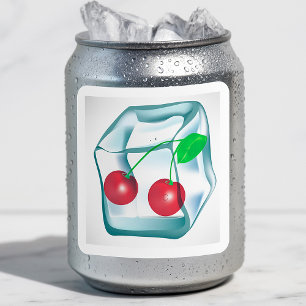 Ice Cube Cherries Stickers