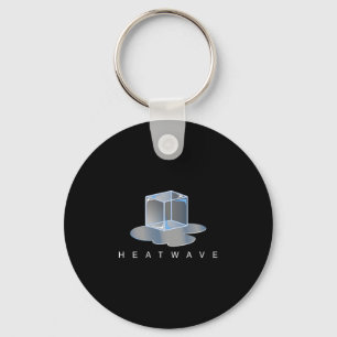 Ice cube heatwave - graphic premium tri-blend  key ring