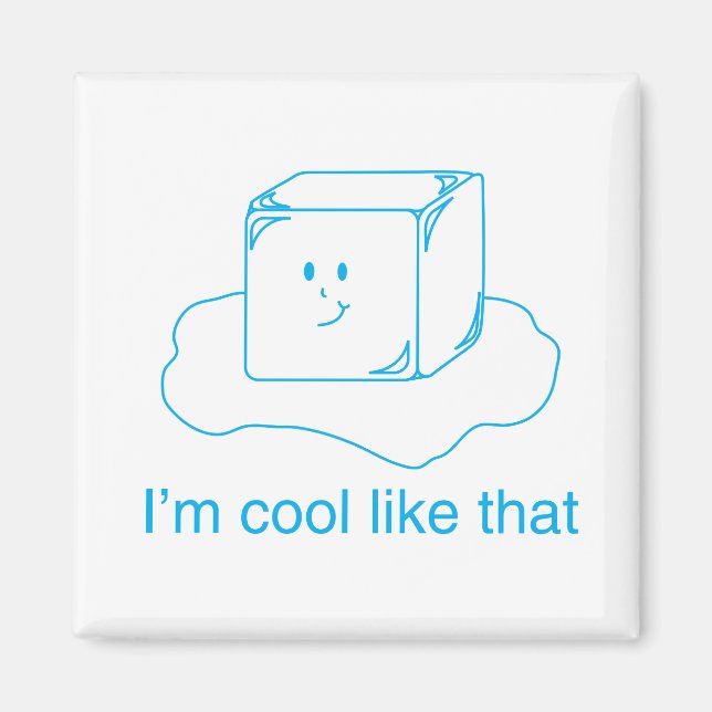 Ice Cube Magnet (Front)