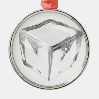 Ice cube metal tree decoration