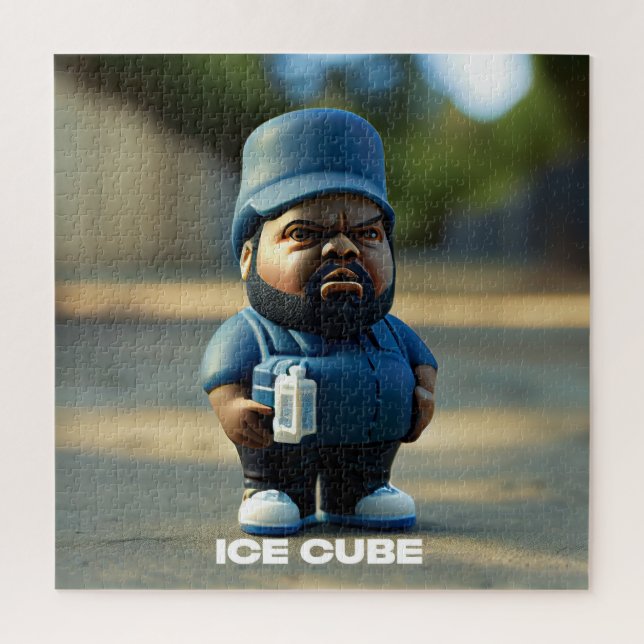 ICE CUBE Portrait Fun Art  Photo Jigsaw Puzzle (Vertical)