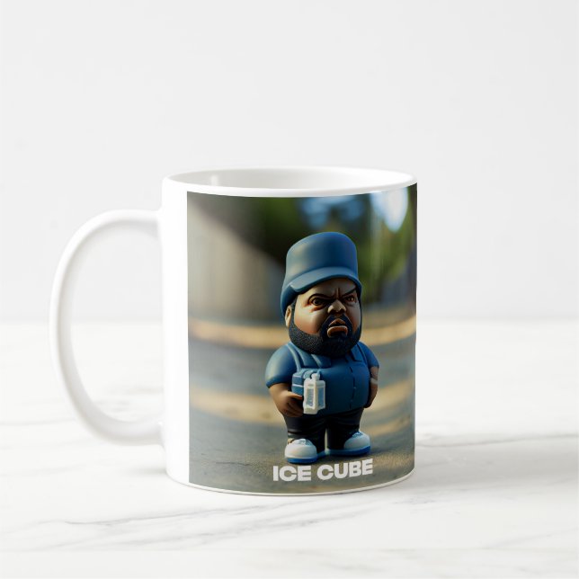 ICE CUBE Portrait Fun Art  Photo Print Coffee Mug (Left)