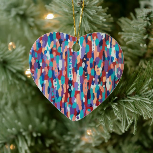 Ice Dance Abstract Ceramic Tree Decoration (Tree)