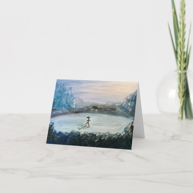 Ice Dancer Note Card (Front)
