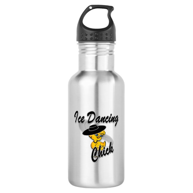 Ice Dancing Chick #4 710 Ml Water Bottle (Front)