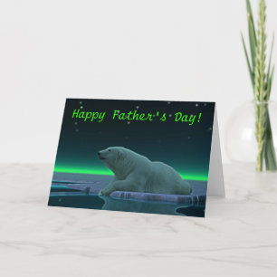 Ice Edge Polar Bear Card