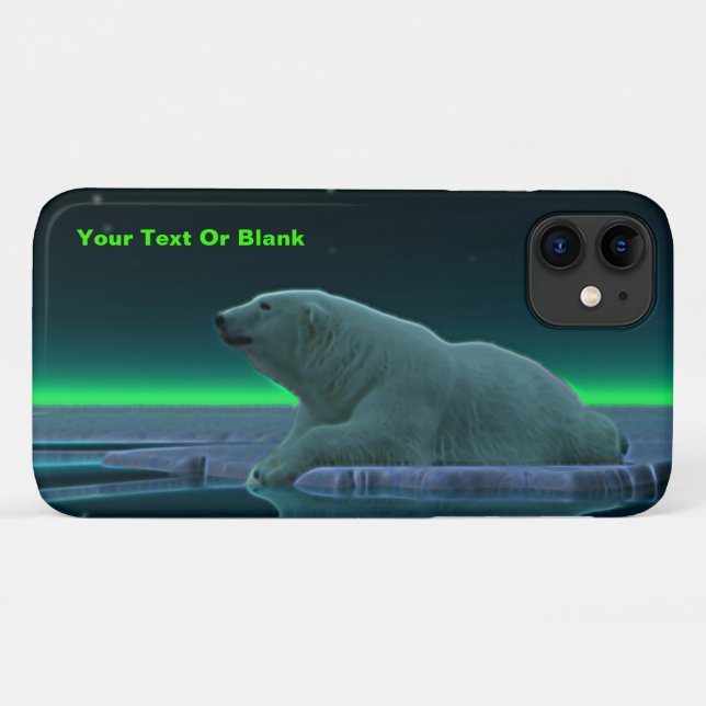Ice Edge Polar Bear Case-Mate iPhone Case (Back (Horizontal))