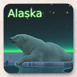 Ice Edge Polar Bear Coaster