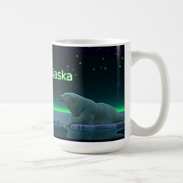 Ice Edge Polar Bear Coffee Mug (Right)