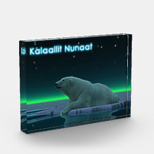 Ice Edge Polar Bear - Greenland Photo Block