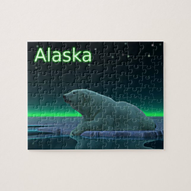 Ice Edge Polar Bear Jigsaw Puzzle (Horizontal)
