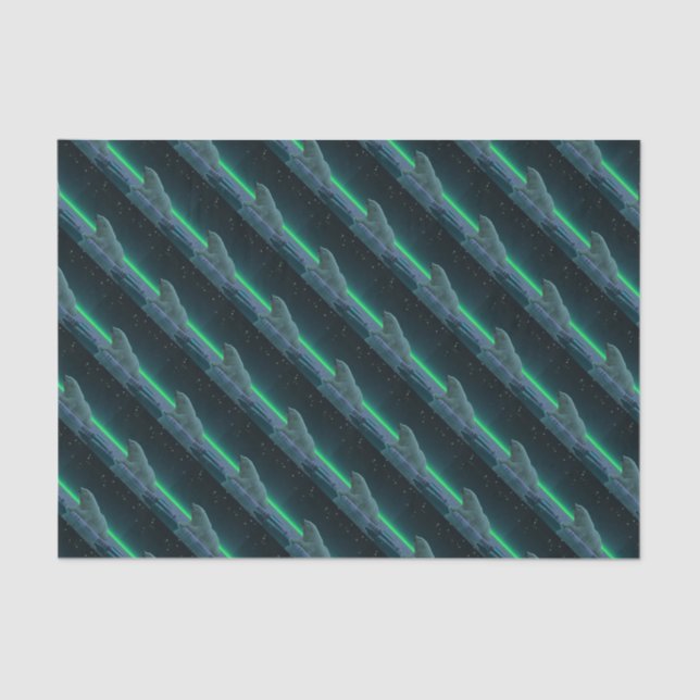 Ice Edge Polar Bear Tissue Paper (Front)