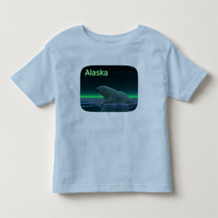 Ice Edge Polar Bear Toddler T-Shirt