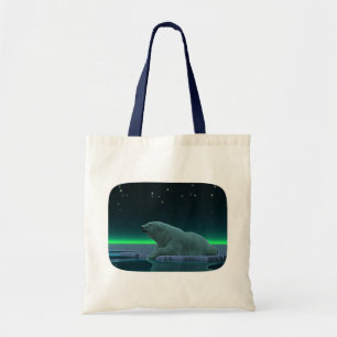 Ice Edge Polar Bear Tote Bag