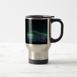 Ice Edge Polar Bear Travel Mug