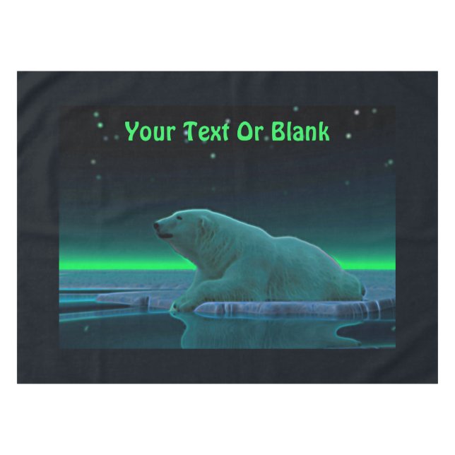 Ice Edge Tablecloth (Front (Horizontal))