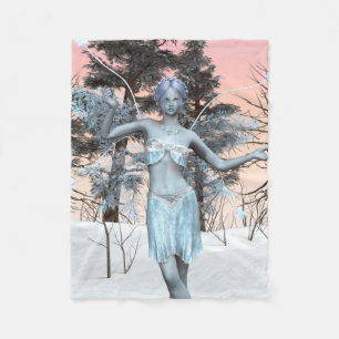 Ice Fairy Fleece Blanket