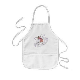 Ice Figure Skater Kids Apron